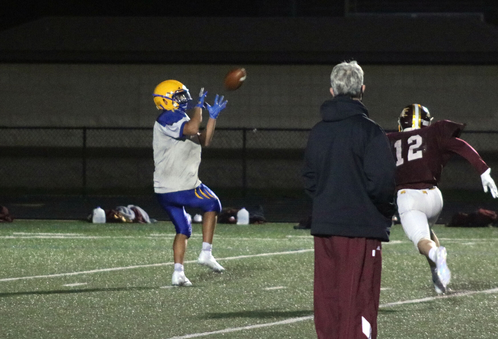 Rice Lake football scrimmage vs. Menomonie 9-18-20